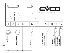 Ev3b23 Üç Röleli Dijital Termostat